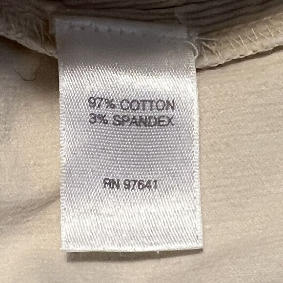 J. Jill Off White Stretch Corduroy Pants Size 14 - Picture 8 of 12